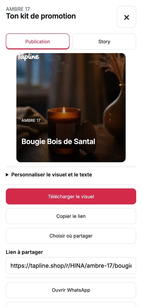 Le kit de promotion d'un créateur